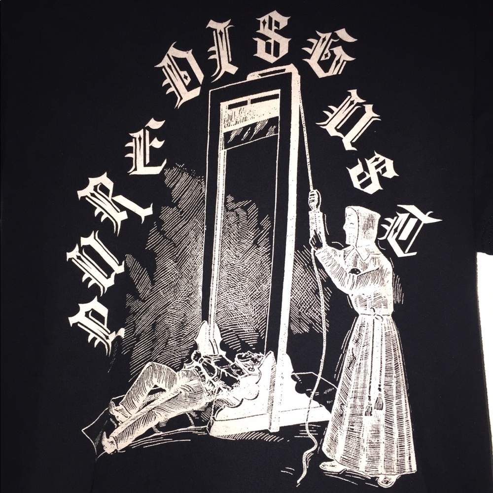 Pure Disgust band tee (small)